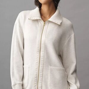 Varley Niamh Zip Through NWT | Size: XS | Ivory Marl